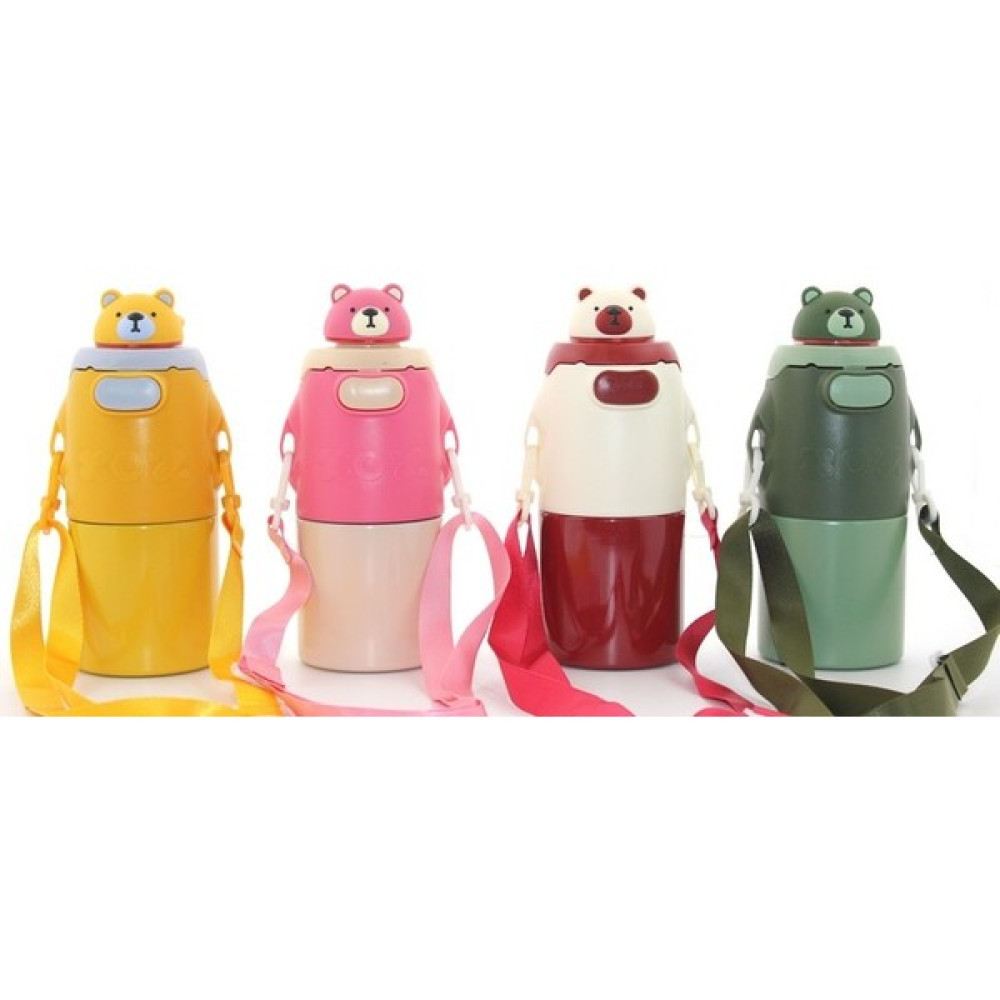 Just Cheap Ayıcıklı Çift Katmanlı Termos ve Suluk 620 ml ALK2302 Kamp Mutfağı Fiyatı