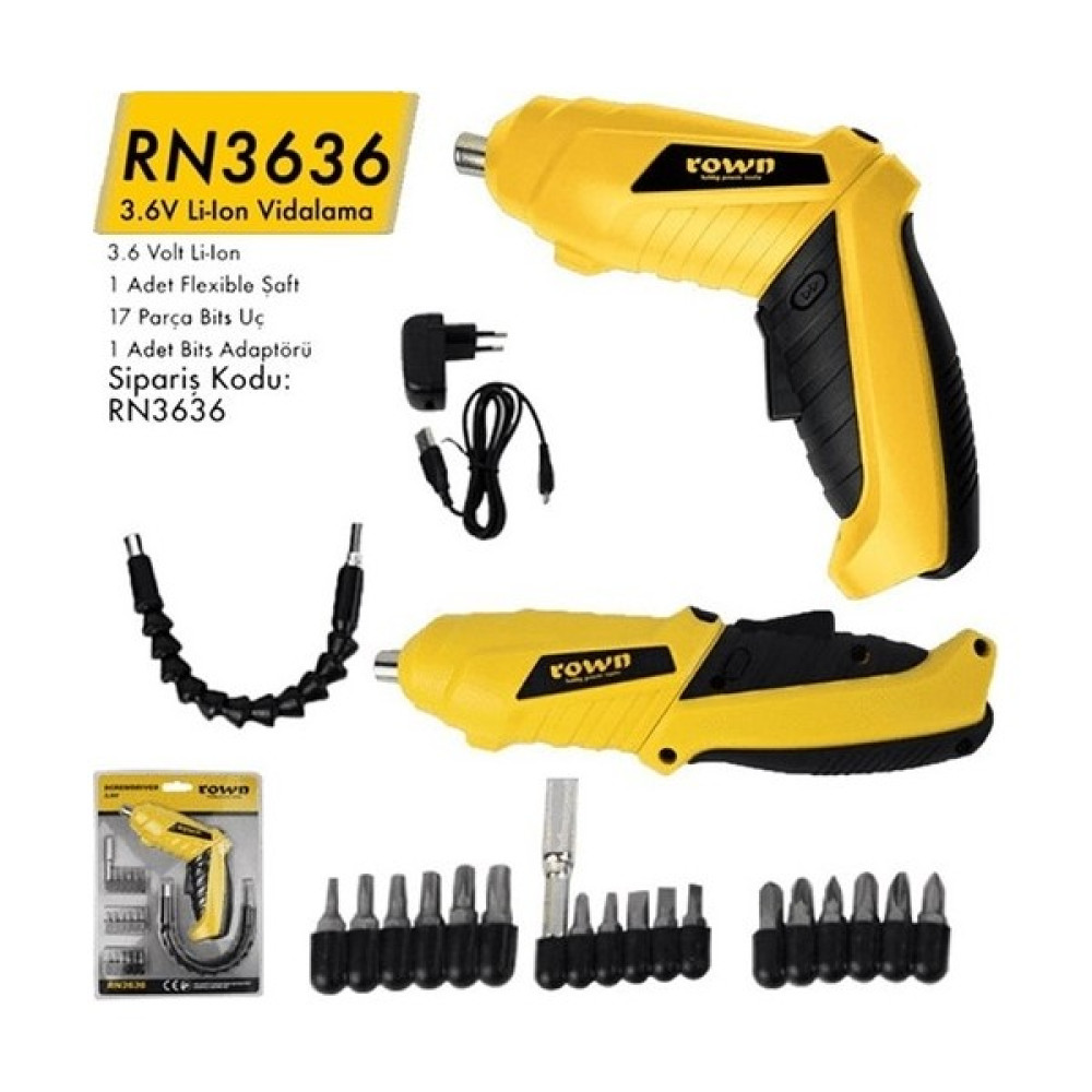 Just Cheap Şarzlı Vidalama Matkap 3.6V 20PARÇ (4434) Matkaplar Fiyatı