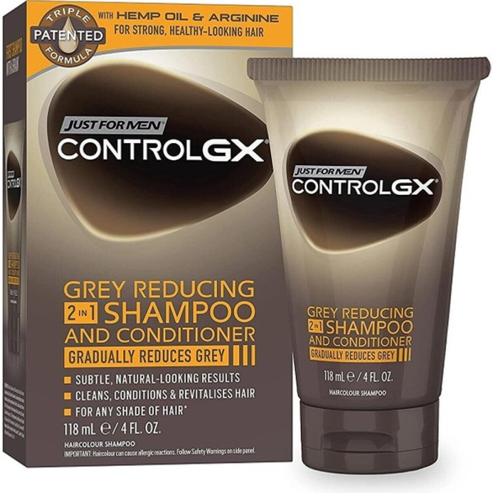 Just For Men Controlgx Gri Saçları Koyulaştıran 2 in 1 Şampuan 118 ml Şampuan ve Saç Kremi Fiyatı