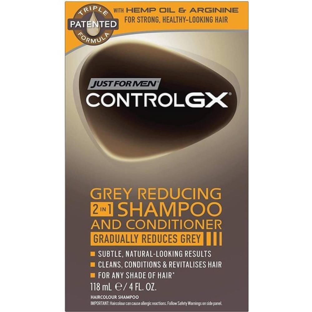 Just For Men Controlgx Gri Saçları Koyulaştıran 2in1 Şampuan 118ML Şampuan ve Saç Kremi Fiyatı