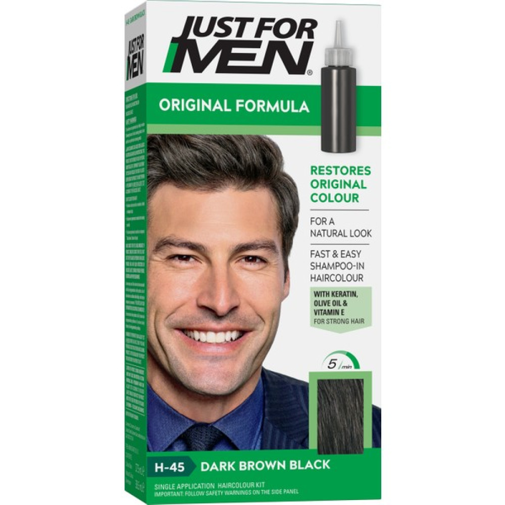 Just For Men Saç Boyası Koyu Kahverengi / Siyah H-45 - Kahverengi/siyah H-45 Saç Boyası Fiyatı