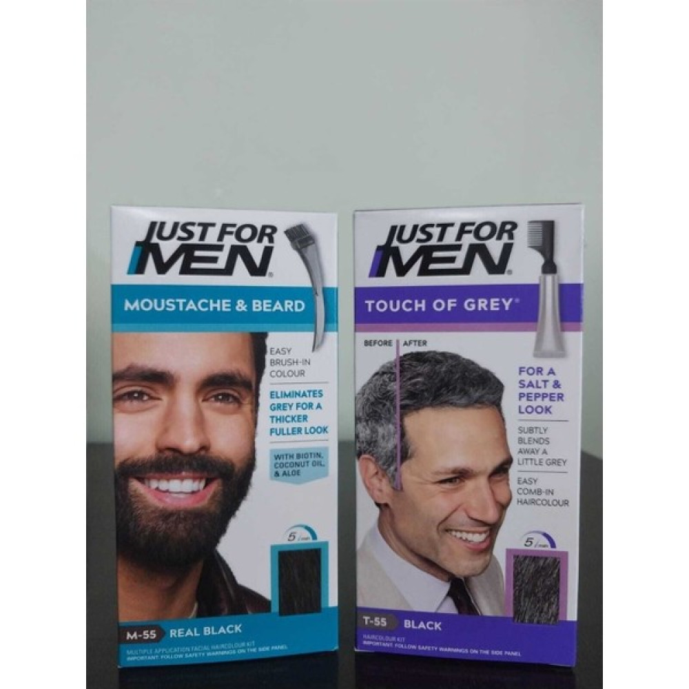 Just For Men Siyah Süper Sakal & Bıyık Boyası M-55 ve Men Saç Boyası T-55 Saç Boyası Fiyatı