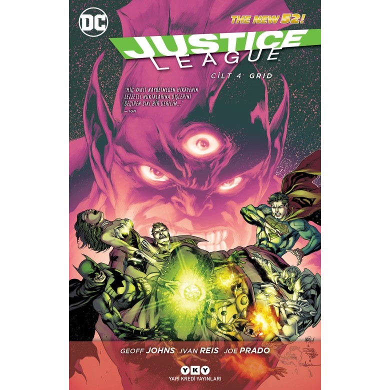 Justice League: Cilt 4 Grid - Geoff Johns Çizgi Roman Fiyatı