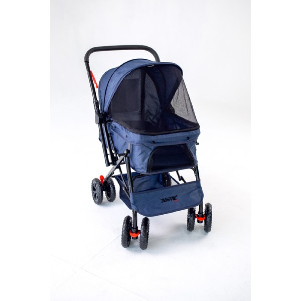 Justie Pet Collesium Kedi & Köpek Arabası Lacivert 76X52X95 cm Evcil Hayvan Ürünleri Fiyatı