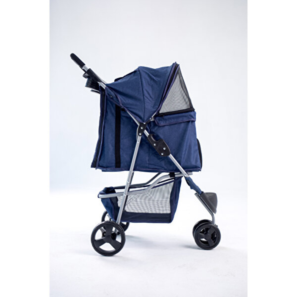 Justie Pet Sidney Kedi & Köpek Arabası Lacivert PT02-N 80X46X99 cm Evcil Hayvan Ürünleri Fiyatı