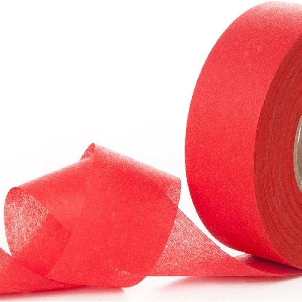 Jütburada Kırmızı Kurdale Şerit (Nonwoven Tela Kumaş 2.5 Cm) 220 Metre - 220 cm - 0 Kumaşlar Fiyatı