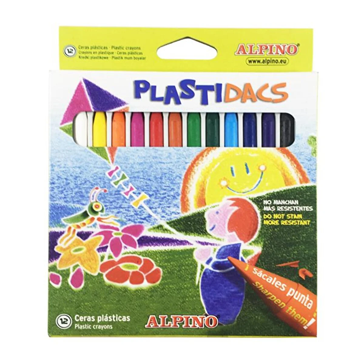 Jutual Dekor Alpino Plastidacs 12 Renk Mum Boya Kalemi Sanatsal Malzemeler Fiyatı
