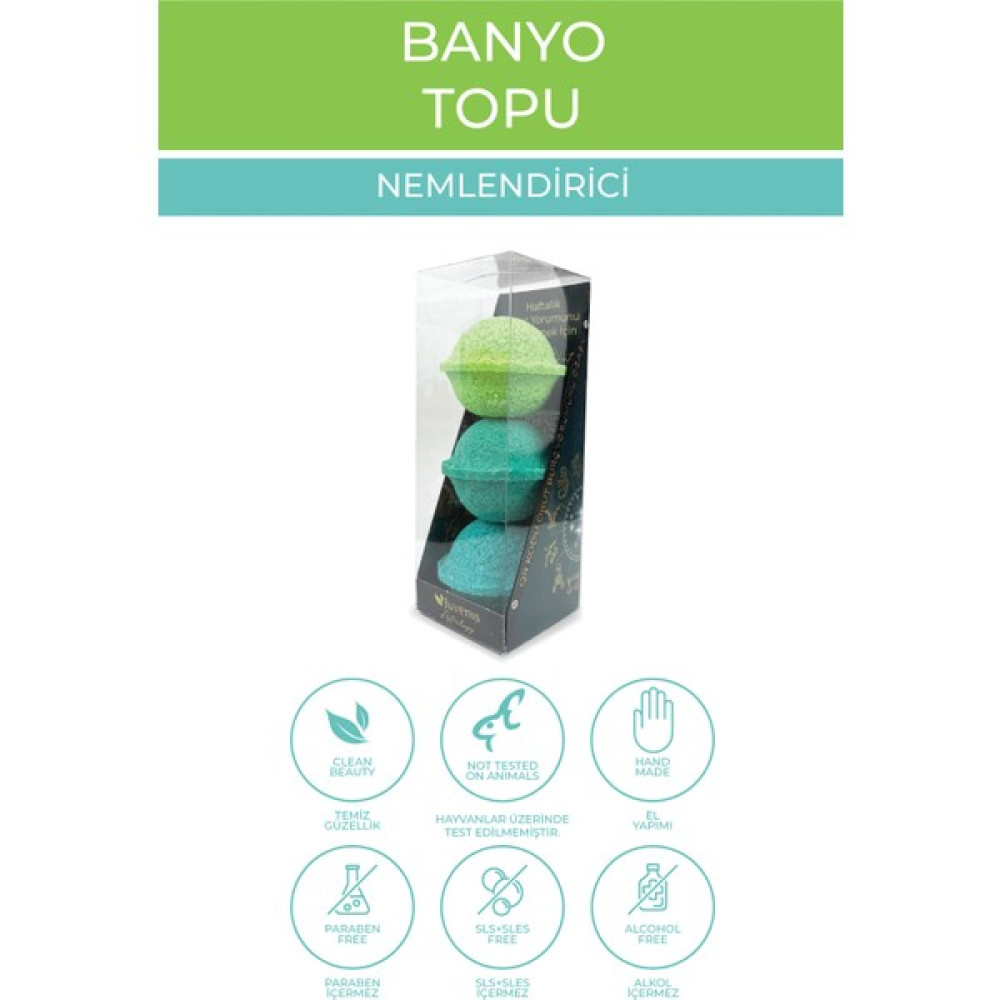 Juvenis Kozmetik 3'lü Astroloji Banyo Topu Doğal Hindistan Cevizi Buğday Yağı ve E Vitamini Yeşil Banyo Bombası 50 gr Oto Boyaları Fiyatı