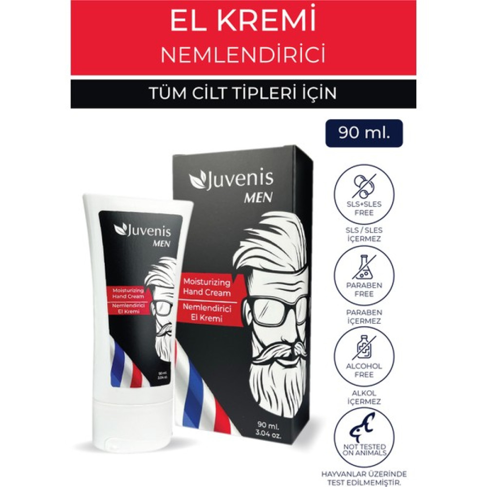 Juvenis Kozmetik Onarıcı Nemlendirici El Bakım Kremi Cilt Yatıştırıcı Allantoin ve E Vitaminli Erkek El Kremi 90ML El Bakımı Fiyatı