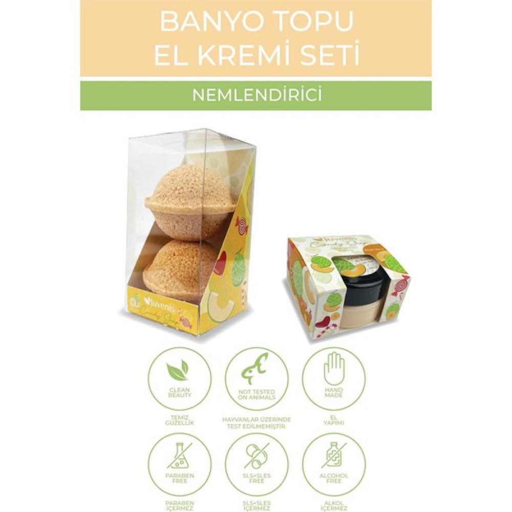 Juvenis Kozmetik Yoğun Nemlendirici Cilt Yatıştırıcı ve Besleyici Kavun Aromalı 2'li Banyo Topu El Kremi Seti Oto Boyaları Fiyatı