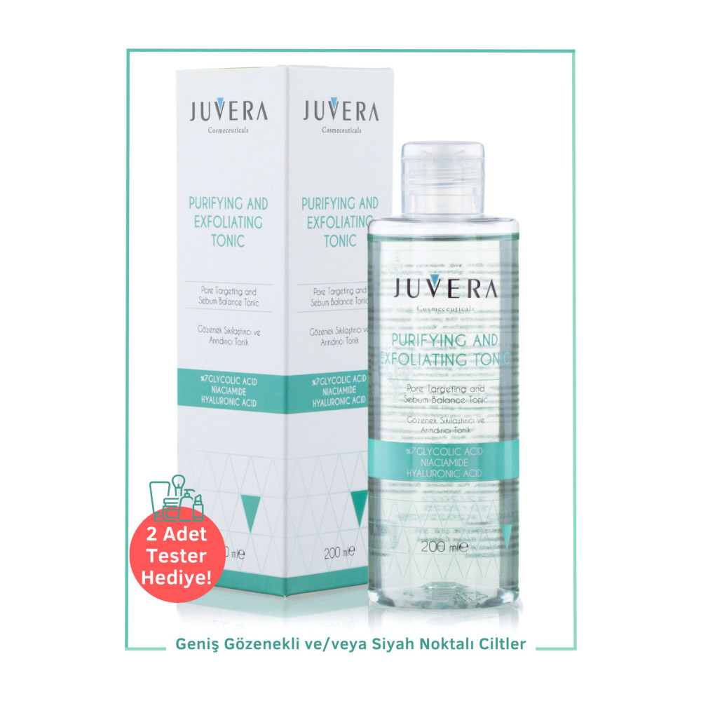 JUVERA Cosmeceuticals Gözenek Sıkılaştırıcı Ve Arındırıcı Tonik - Purifying And Exfoliating Tonic 200ml Cilt ve Yüz Bakımı Fiyatı