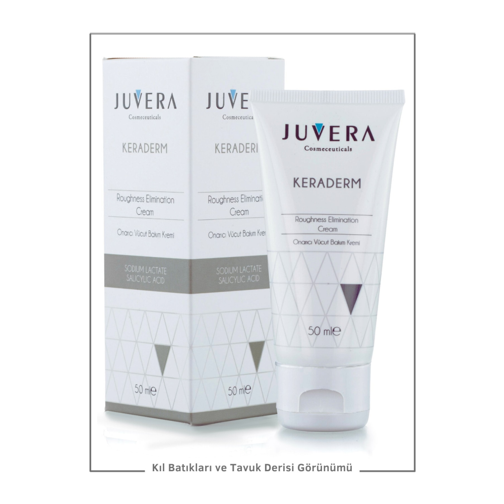 JUVERA Cosmeceuticals Keraderm Onarıcı Bakım Kremi 50ml - Batık Ve Tavuk Derisi Bakım Kremi 8682665350069 Cilt ve Yüz Bakımı Fiyatı