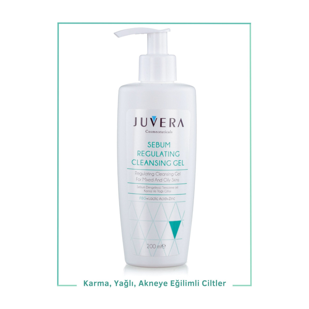 JUVERA Cosmeceuticals Yağlı Ve Akneye Eğilimli Ciltler Için Yıkama Jeli - Sebum Regulating Gel 200ml 8682665350007 Cilt Temizleme ve Peeling Fiyatı