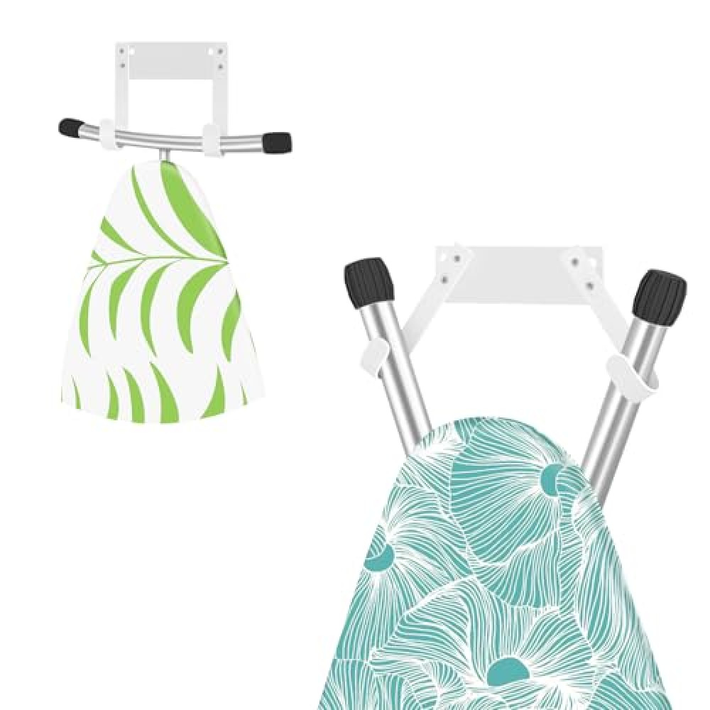 JUYSON Ironing Board Holder Wall Mount for T&Y Leg Ironing Board Hanger, Small Wall Mounted Ironing Board, Iron Holder Wall Mounted for Laundry Room Ironing Boards and Accessories Fiyatı