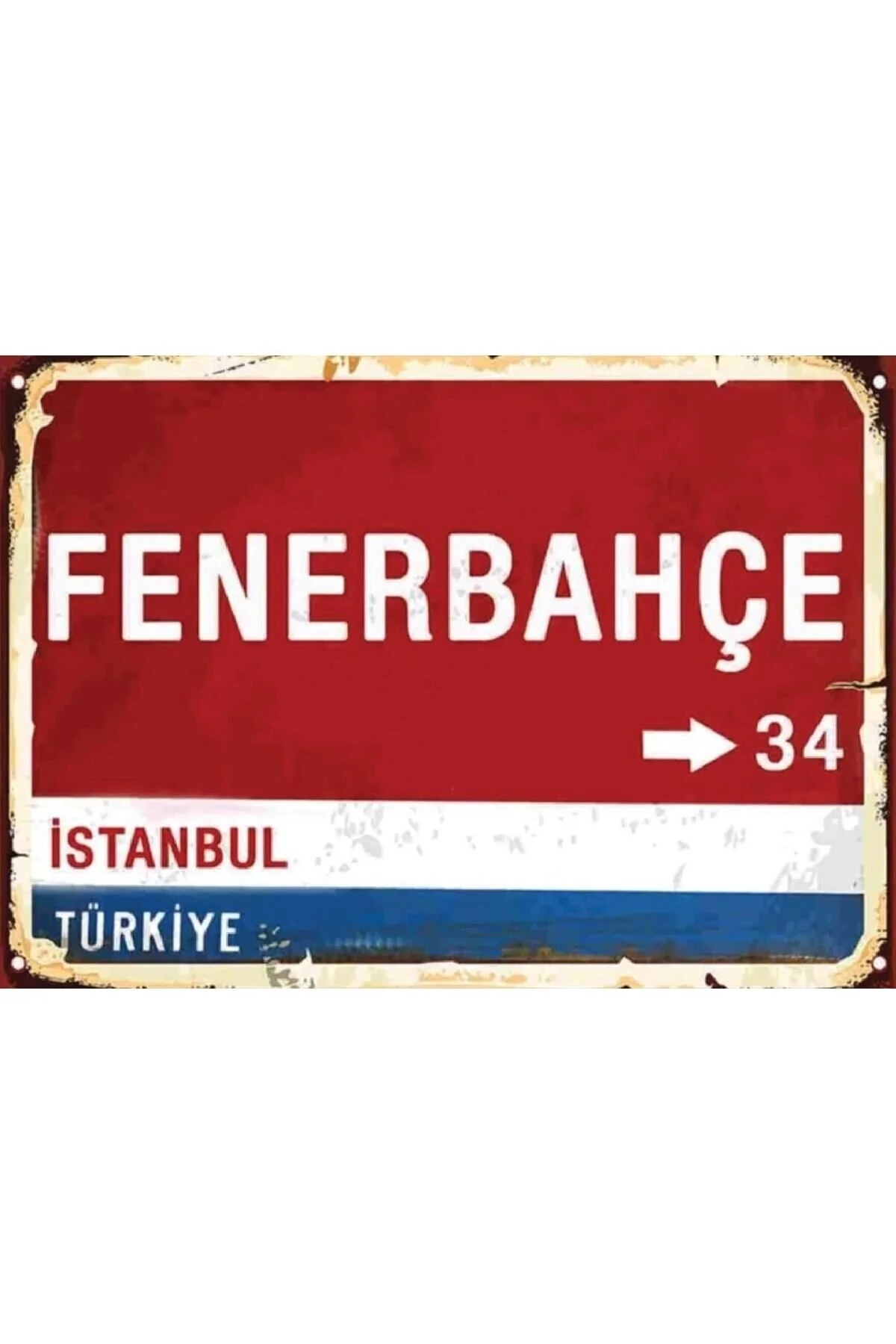 Juzk Solutions Fenerbahçe Yön Tabelası Görünümlü Tablo - Fenerbahçe Yazılı Poster - Kadıköy Tablo - Fenerbahçe" Ev & Dekorasyon Aksesuarları Fiyatı