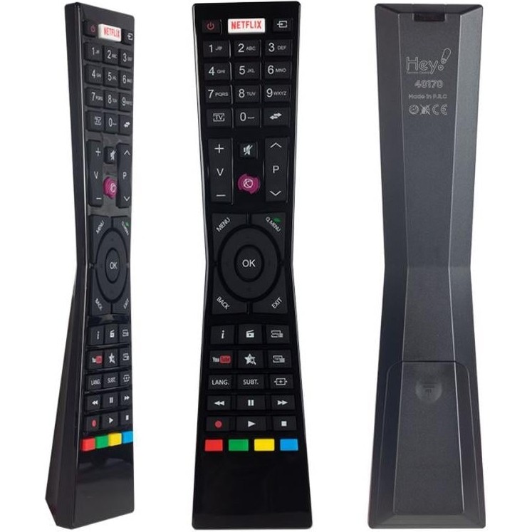Jvc Netflix Youtube Tuşlu LCD LED Tv Kumanda - Siyah TV Aksesuarları Fiyatı