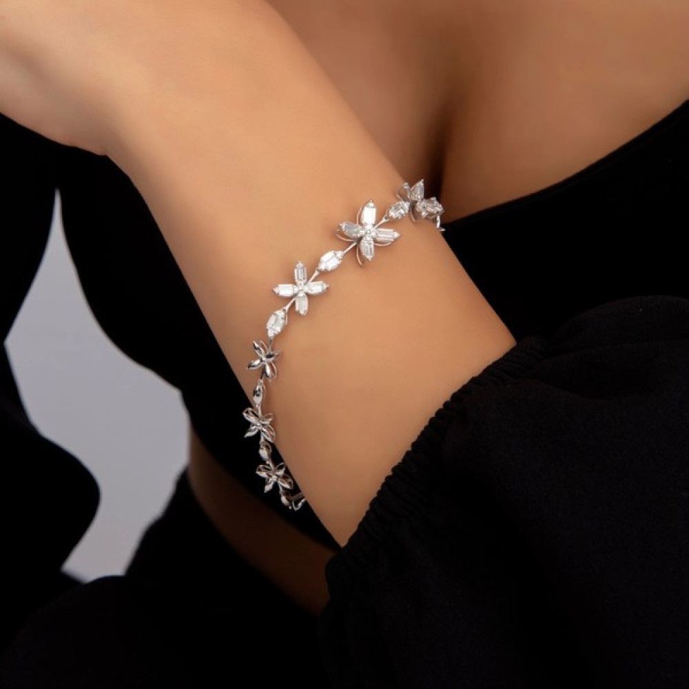 JWD Diamond 1.17 Ct G Si 7.47 gr 14 K Jwd Pırlanta Baget Bileklik Saat ve Bileklik Aksesuarı Fiyatı