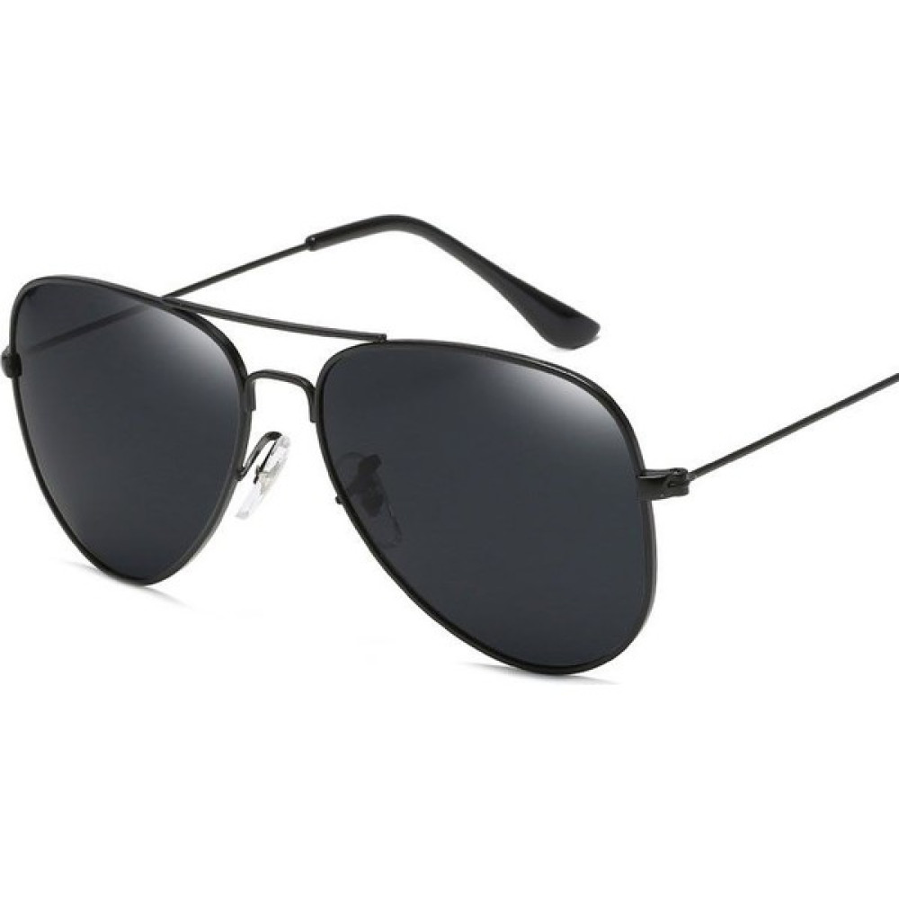 Jwl Aviator Pilot Erkek Güneş Gözlüğü Klasik Çerçeve Retro Vintage UV400 Damla Güneş Gözlük - Siyah - Gri Erkek Güneş Gözlükleri Fiyatı
