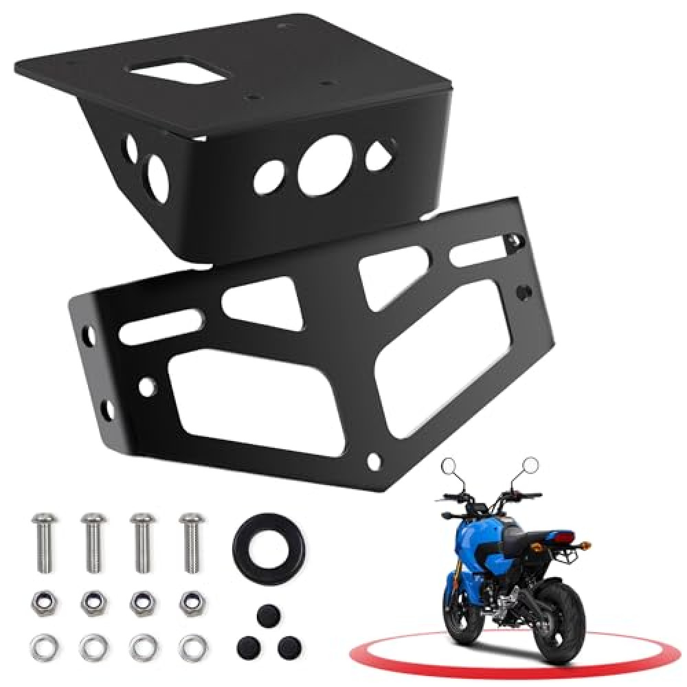 JY PERFORMANCE Fender Eliminator Compatible with Grom MSX125 2025 2024 2023 2022 License Plate Bracket Mount