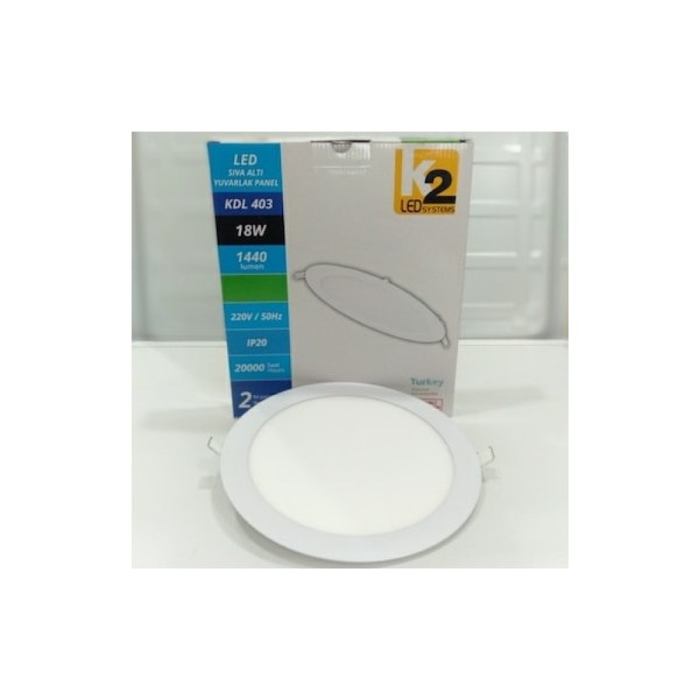 K2 Global 18 Watt Spot Panel - Beyaz Spot Fiyatı