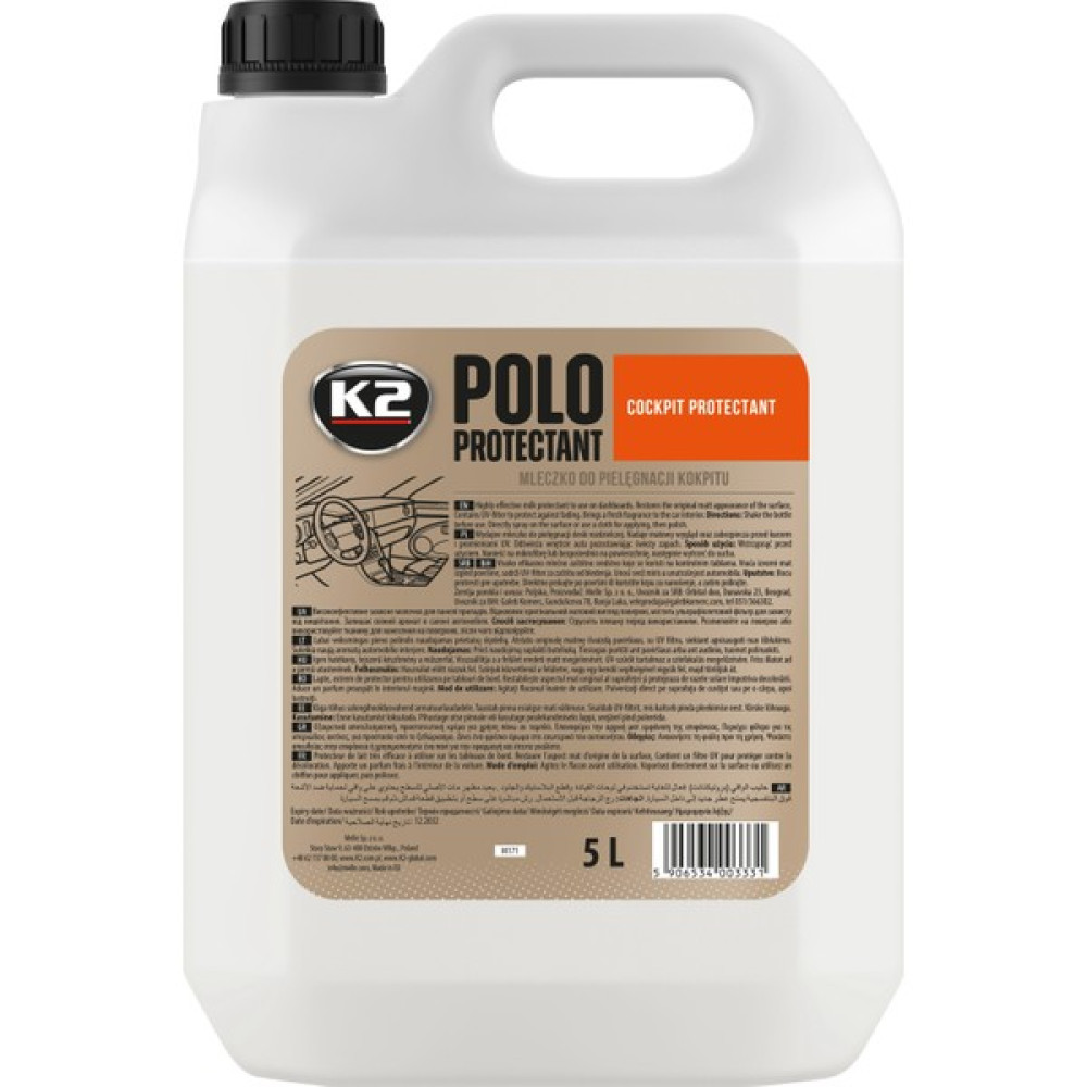K2 PRO Polo Protectant 5l Silikonsuz Iç Aksam Antistatik Uv Koruyucu - 5 lt Oto Bakım & Yenileme Ürünleri Fiyatı