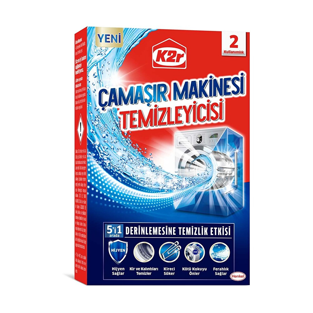K2r Çamaşır Makinesi Temizleyici 2x75 Gr Çamaşır Deterjanı Fiyatı