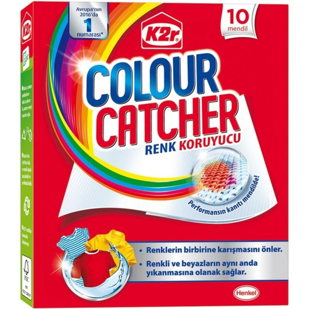 K2R K2R Colour Catcher Renk Koruyucu Mendil 10'lu Kağıt Mendil Fiyatı