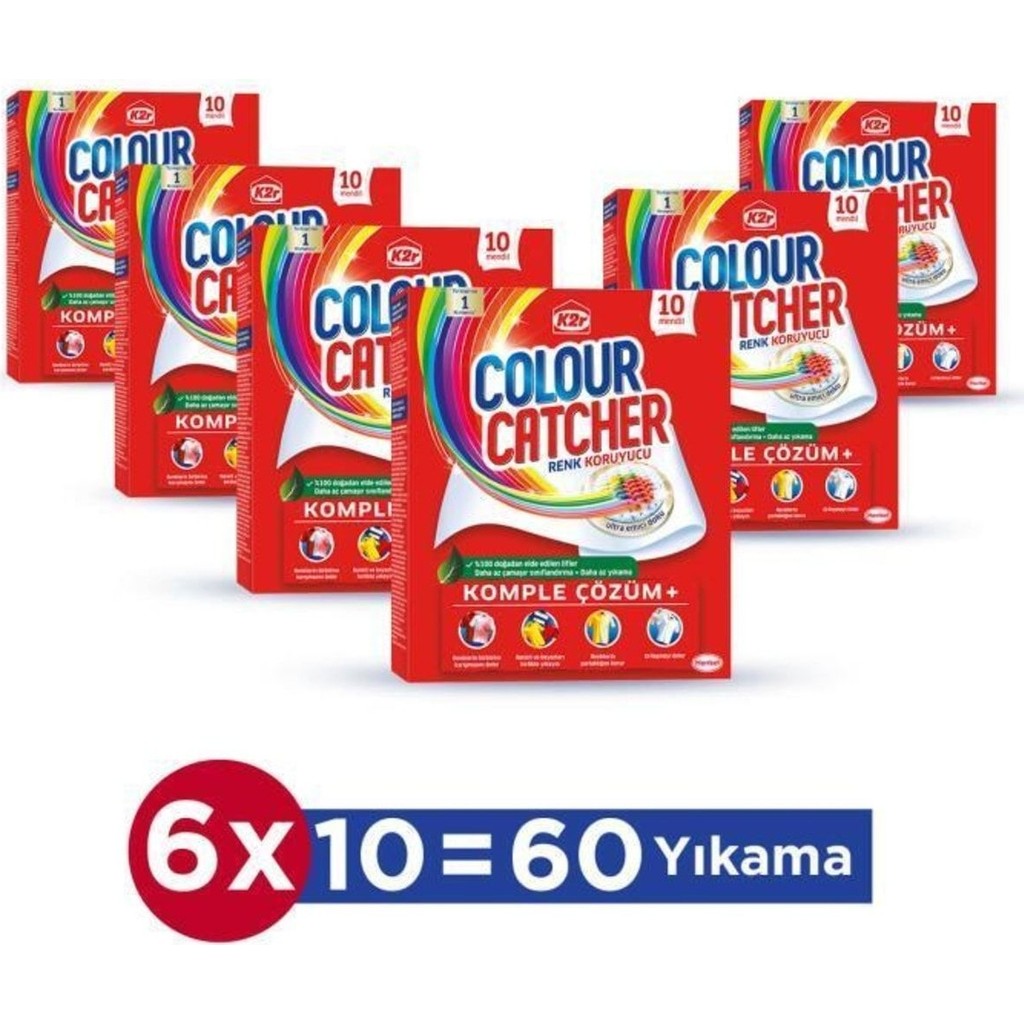 K2R Renk Koruyucu Mendil 60 Adet 1 Katlı Parfümsüz 6 Paket İçeren Rulo Parfümler Fiyatı