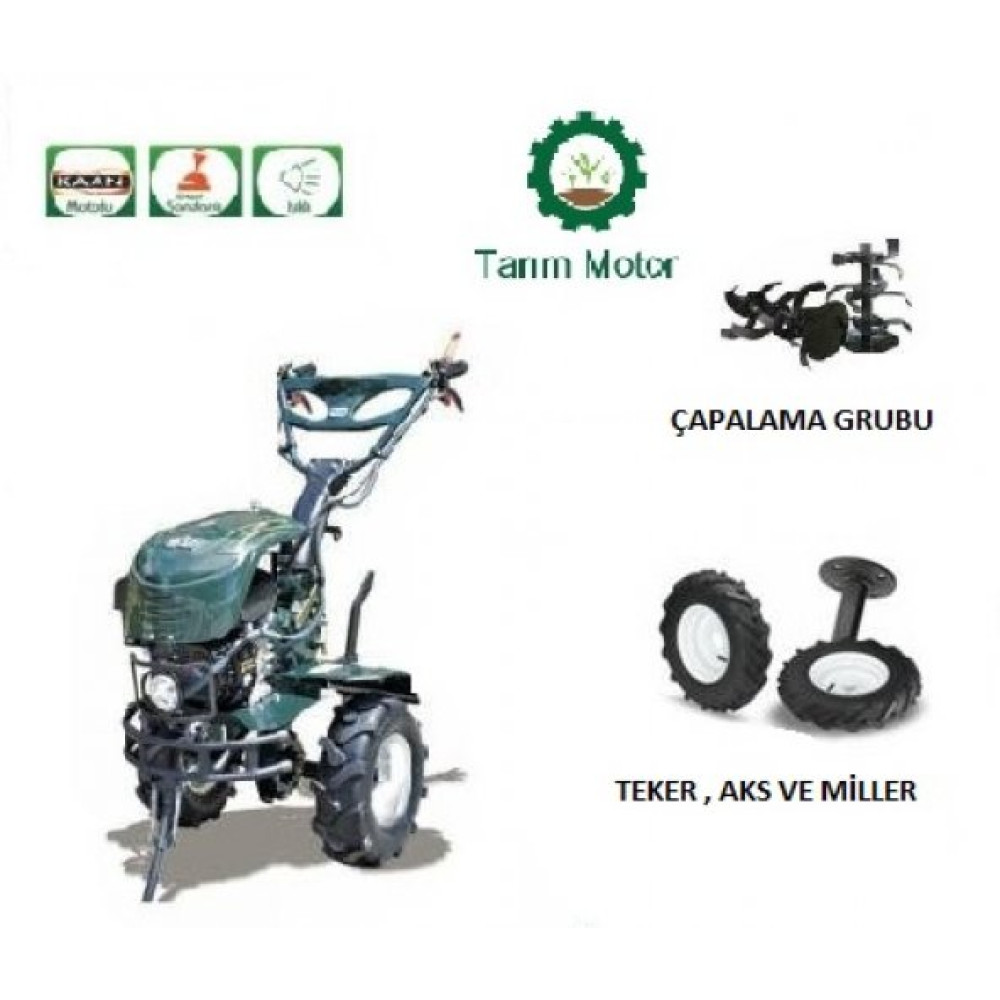 Kaan 29 S Capa Makınesı, 7 Hp, Marslı, Farlı Çapalama Makinesi Fiyatı