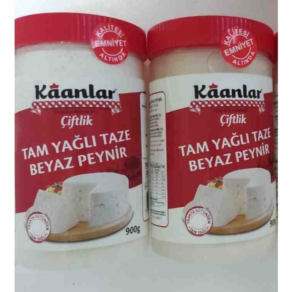 Kaanlar Çiftlik Peyniri 900 gr 2'li Paket Diğer Fiyatı