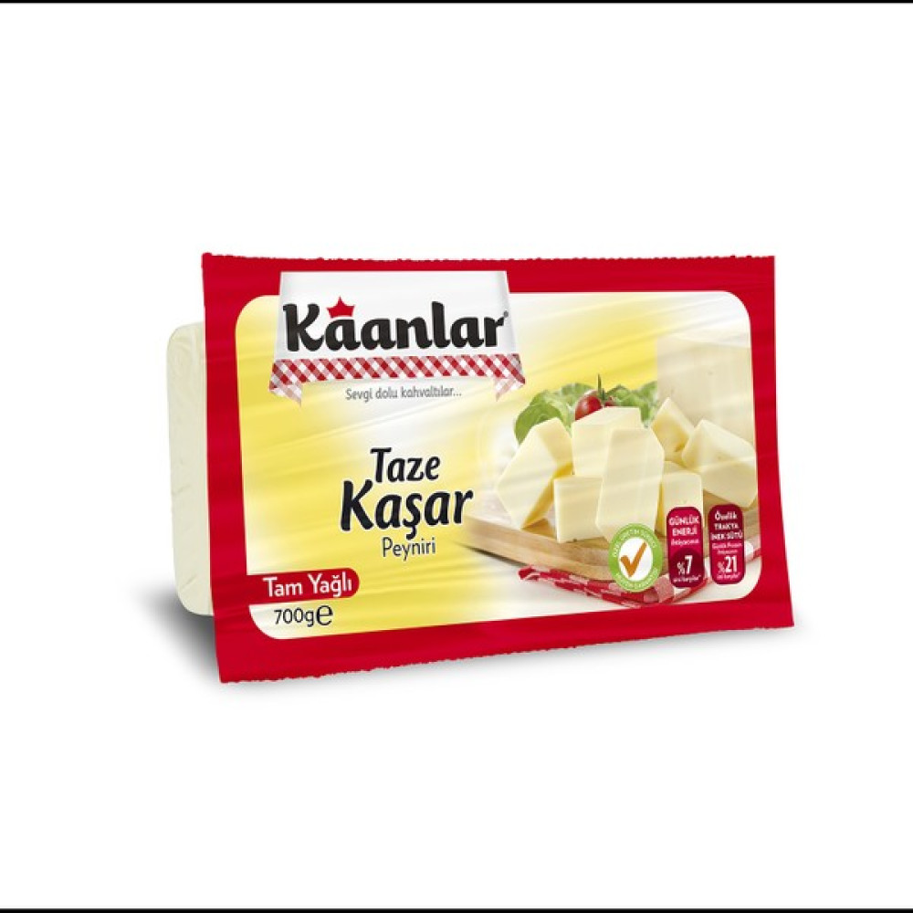 Kaanlar Tam Yağlı Kaşar Peyniri 700 gr Diğer Fiyatı