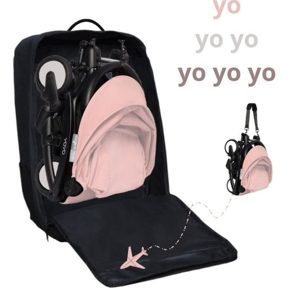 Kabin Çanta Pera Baby Babyzen Yoyo Taşıma Çantası (Black Plus Fabric) - Siyah Bebek Arabası-Puset Aksesuarı Fiyatı