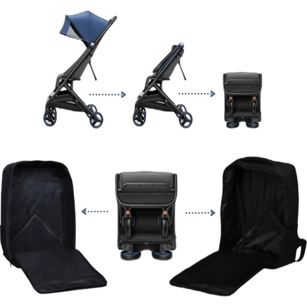 Kabin Çanta Pera Baby Xiaomi Mitu Puset Taşıma Çantası (Black Plus Fabric) - Siyah Bebek Arabası-Puset Aksesuarı Fiyatı
