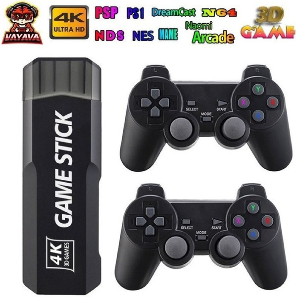 Kablosuz Denetleyici GD10 Game Stick 30000 Oyunlar 64GB 2.4g (Yurt Dışından) - Siyah Oyun Konsolları Fiyatı