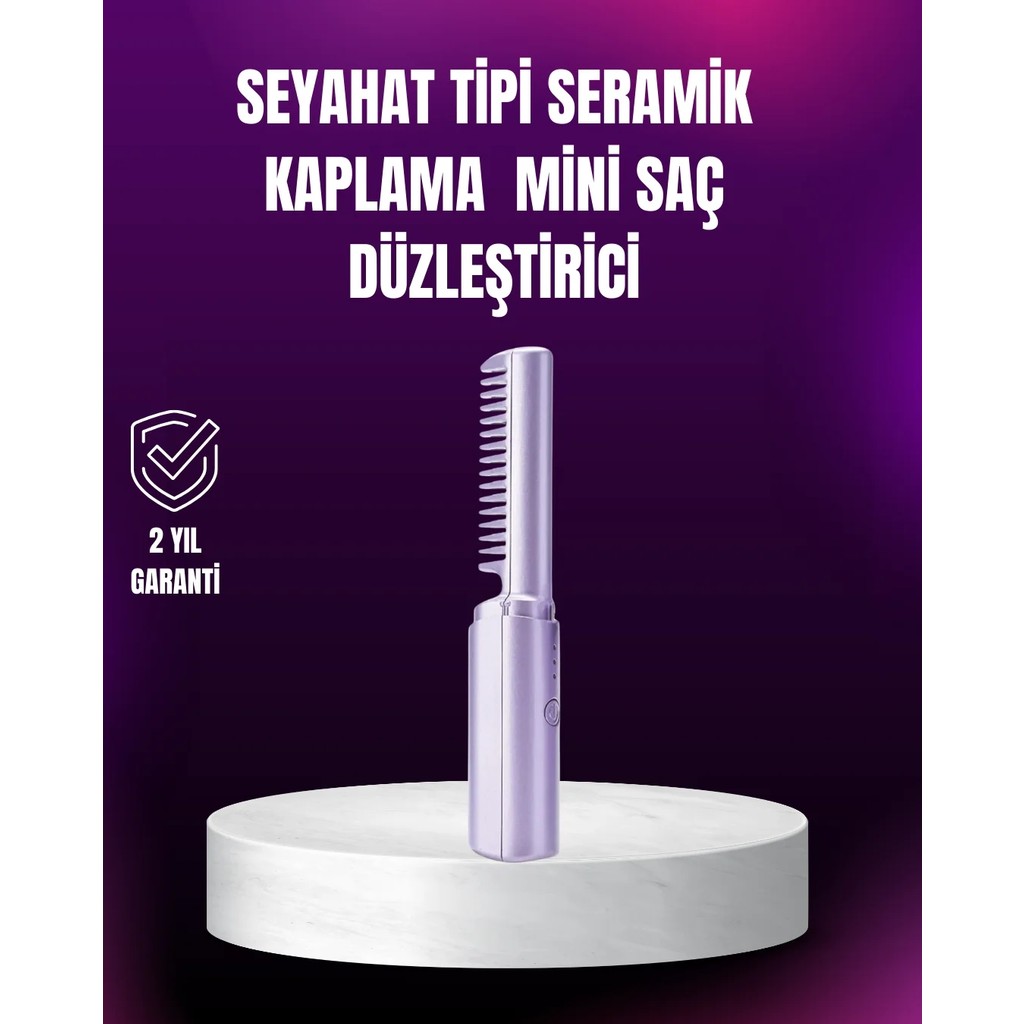 Kablosuz USB Şarjlı Seyahat Boy Saç Düzleştirici Tarak Mini Seramik Kaplama ile Pratik Kullanım SSD / Solid State Drive Fiyatı