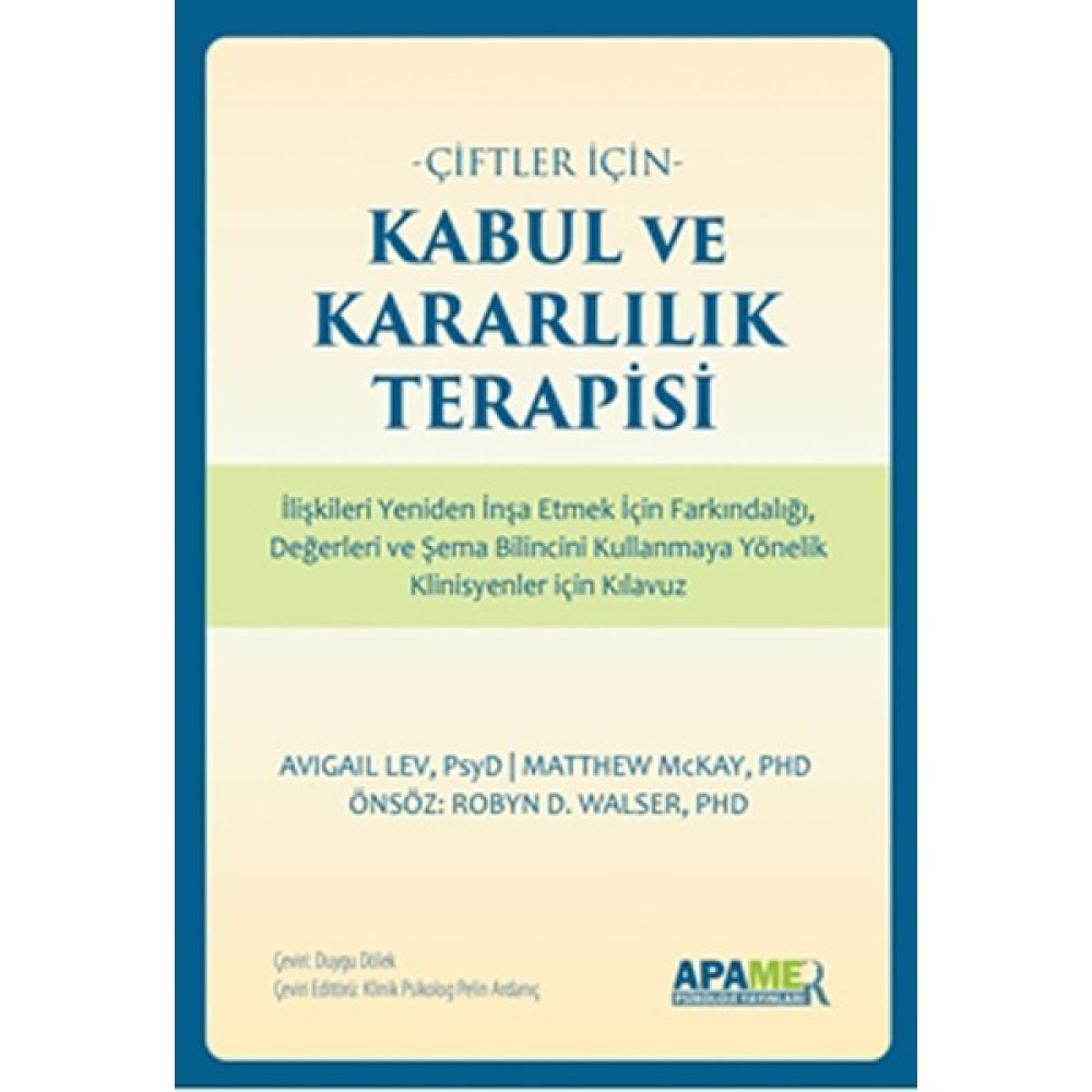 Kabul ve Kararlılık Terapisi Çiftler Için Akademik Fiyatı