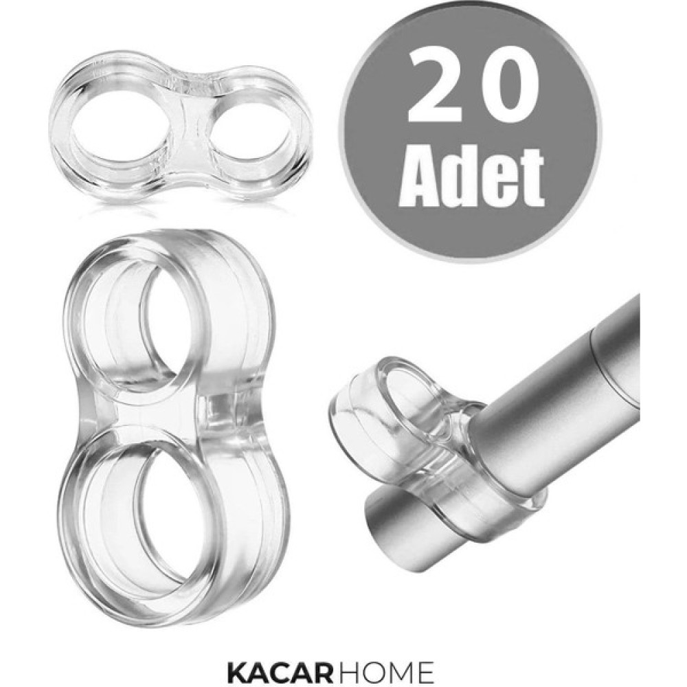 KACAR 20 Adet Silikon Kapı Kolu Stoperi Tamponu Şeffaf Kapı Pencere Kolu Durdurucu Sessiz Stop Oto Boyaları Fiyatı