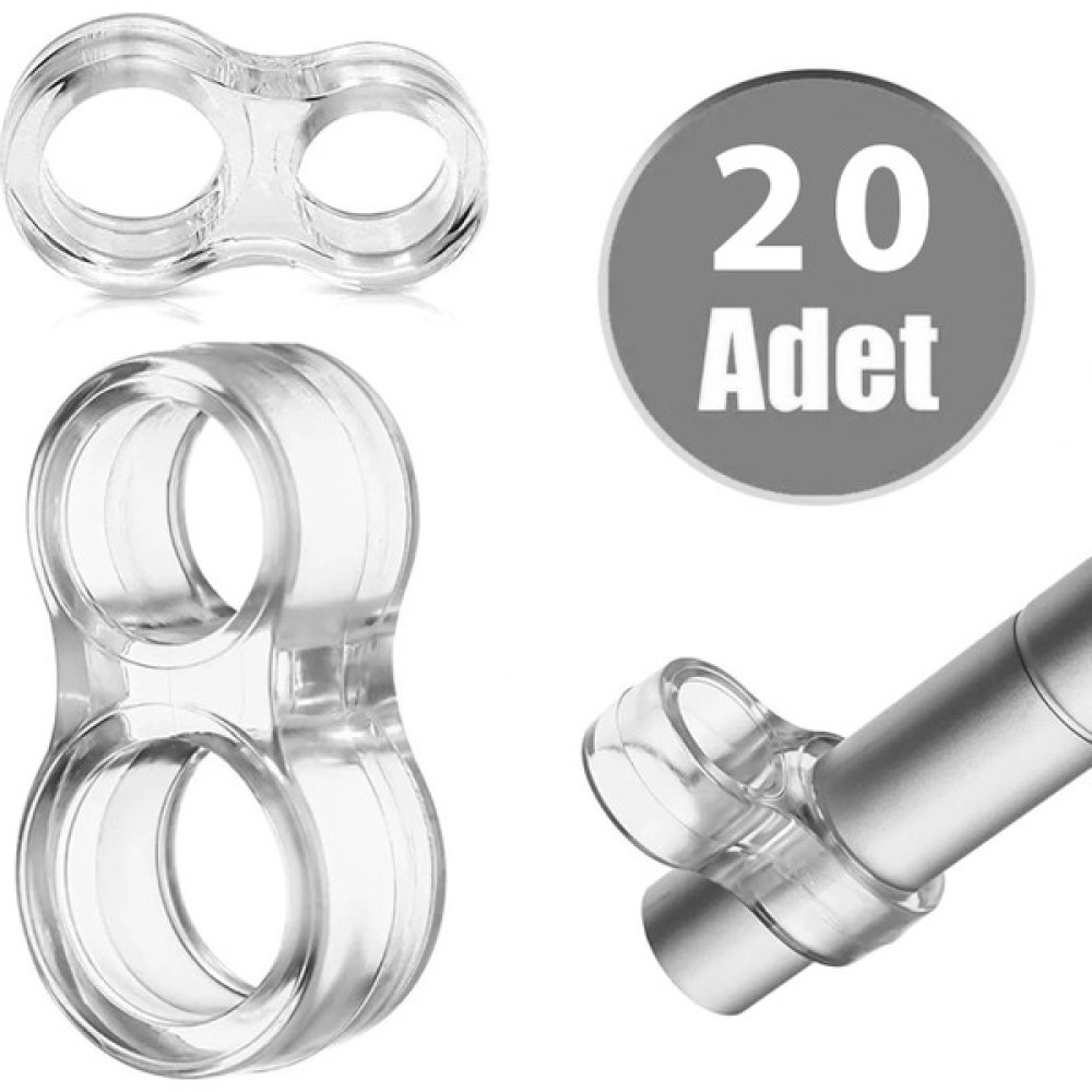 Kacar Home 20LI Şeffaf Silikon Kapı Durdurucu Tutucu Pencere Kolu Stoperi Kapı Kolu Tamponu Nalburiye & Hırdavat Fiyatı