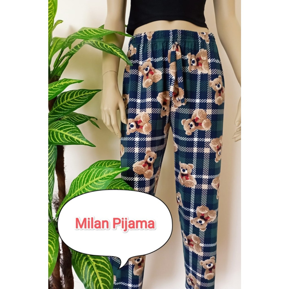 Kadın Desenli Milan Kumaş Yumuşacık Esnek Yapılı Pijama Altı Kadın Pijama Fiyatı