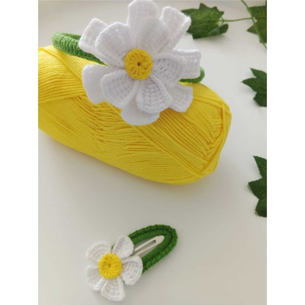 Kadın Girişimciler Atölyesi Taç Papatya Taç ve Çıt Çıt Toka Handmade Set Toka, Taç & Saç Bandı Fiyatı