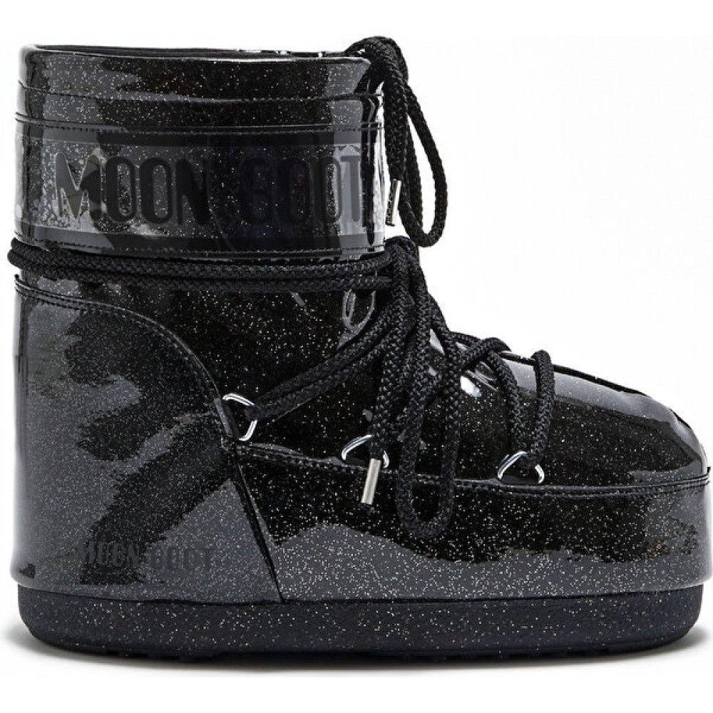 Kadın Kar Botu 14094400-001 Moon Boot Icon Low Glıtter Black Kadın Botları Fiyatı