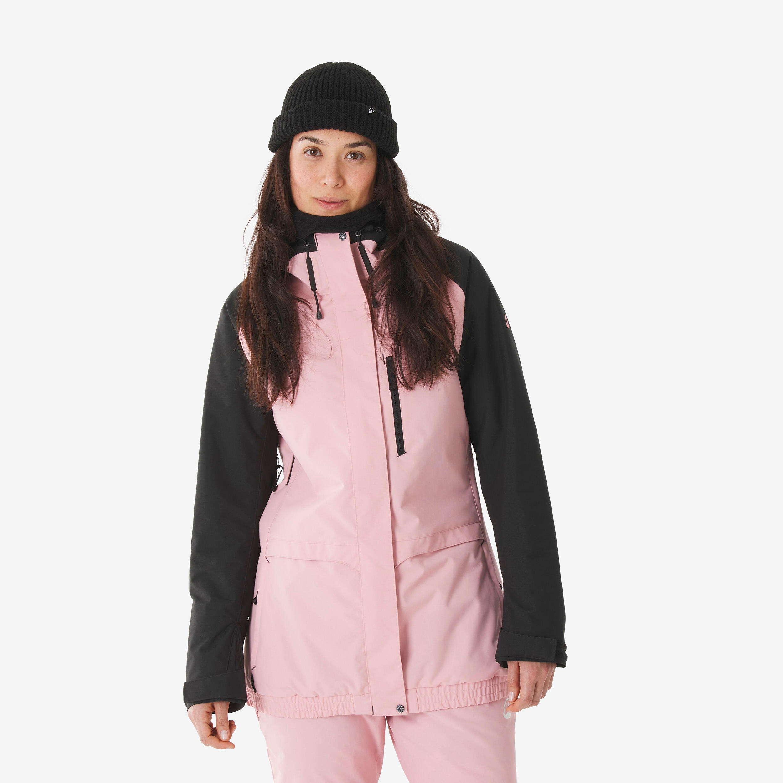 Kadın Kayak/Snowboard Montu - Pembe - 500 Long Diğer Fiyatı