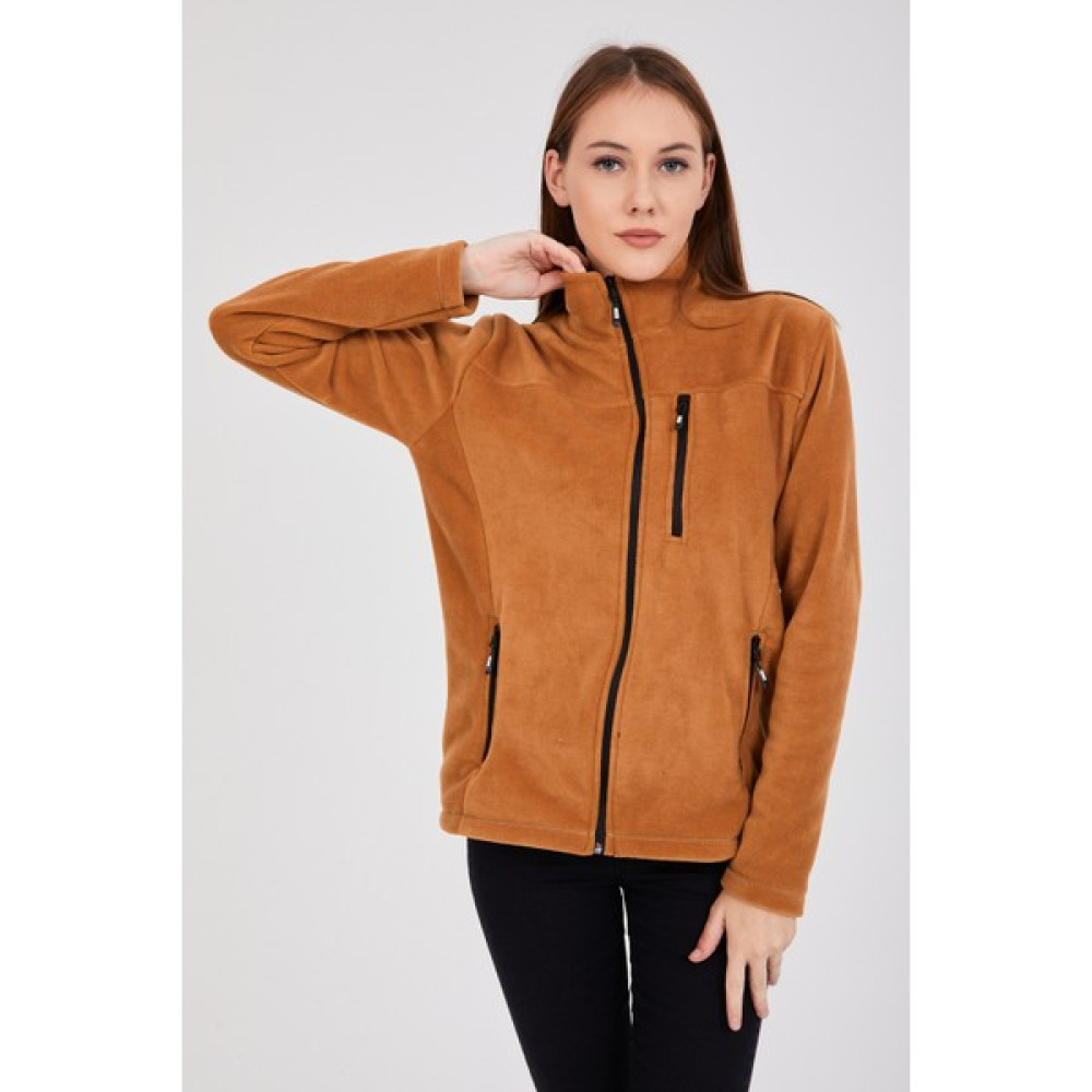 Kadın Polar Camel Tam Fermuarlı 3 Cepli Outdoor Ceket Tacticale Ayakkabı (Outdoor) Fiyatı
