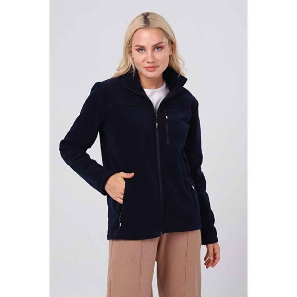 Kadın Polar Tam Fermuarlı 3 Cepli Outdoor Ceket Tacticale Bayan Ceket Fiyatı
