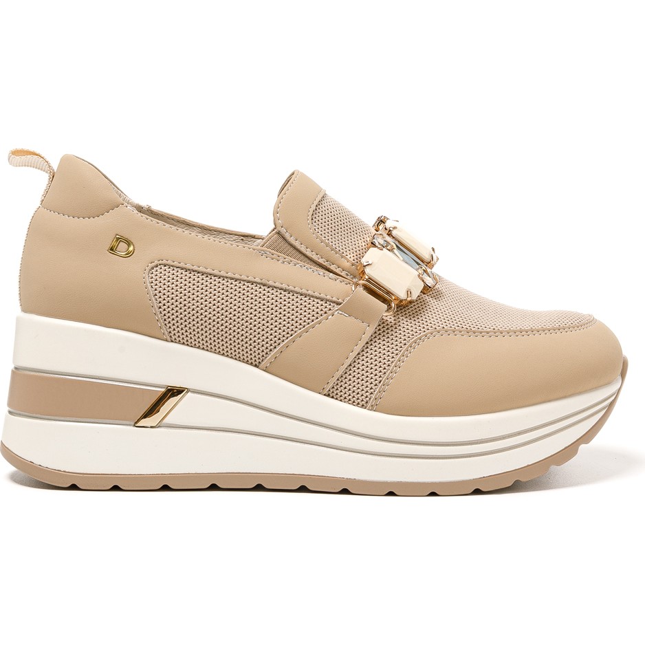 Kadın Sneaker ( Günlük) 2L5548DM Donna Serena Tomaıa 5548DM Beige Platino Ayakkabılar ve Çantalar Fiyatı