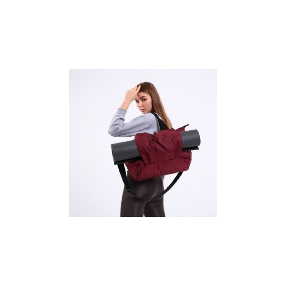 Kadın Spor Çantası, Bordo Renk Kadın Yoga / Pilates Fitness Gym Spor Çantası Sırt Çantası (Outdoor) Fiyatı