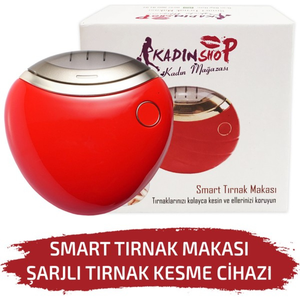 Kadınshop Smart Tırnak Makası Şarjlı Tırnak Kesme Cihazı Tırnaklar Için Akıllı Manikür Makinesi Kırmızı Manikür / Pedikür Malzemeleri ve Setleri Fiyatı