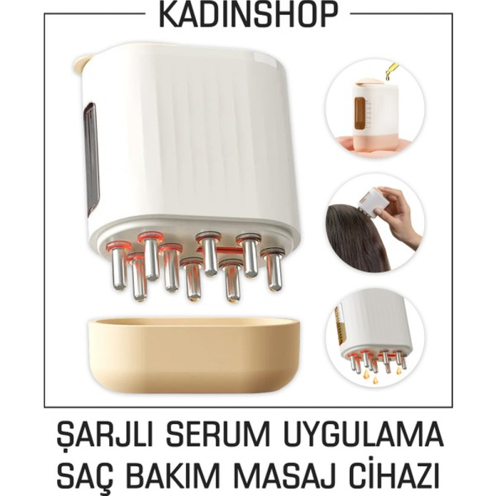 Kadınshop Yeni Nesil Şarjlı Saç Bakım Cihazı Serum Ampul Uygulama Masaj Cihazı Saç Güçlendirme Yüksek Frekans Oto Boyaları Fiyatı