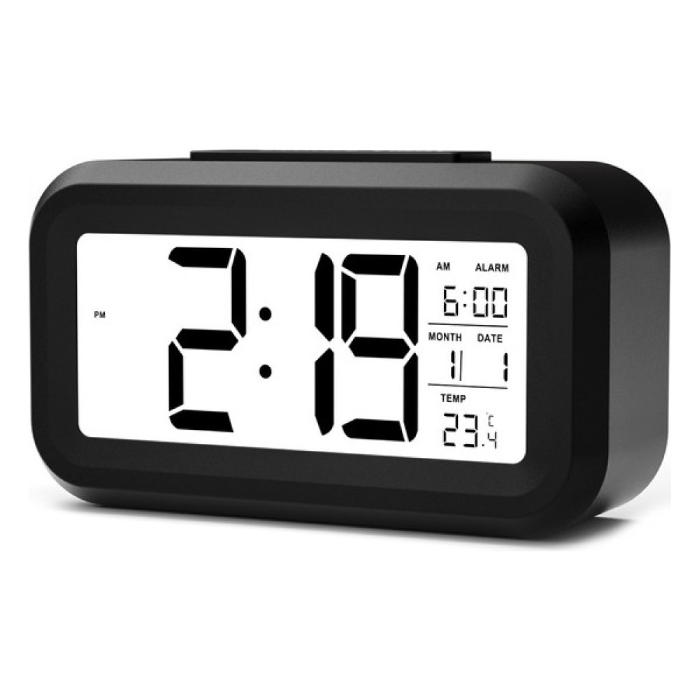 Kadio Dijital Masa Saati Ay Gün Derece Saat Alarm Sensör Modu - Siyah Masa Saati Fiyatı