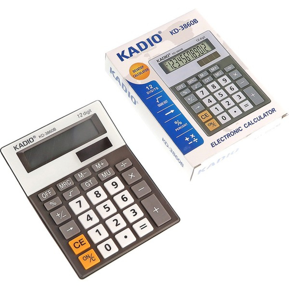 Kadıo Ofis Masaüstü Digital Hesap Makinesi KD-3860B Hesap Makinesi Fiyatı